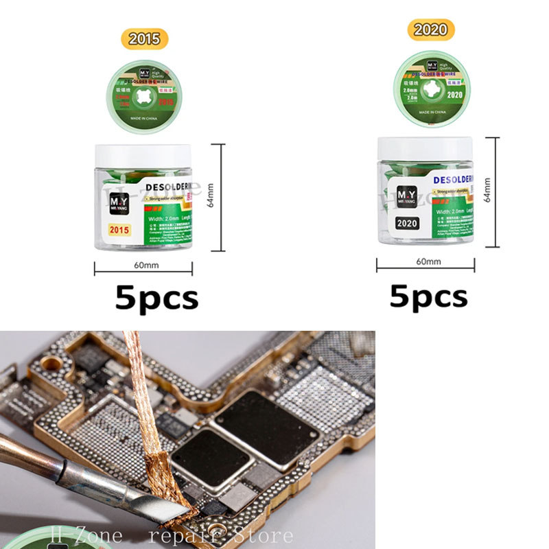 Solder Wick Braid - Ycs m.y 5 peças trança removedora