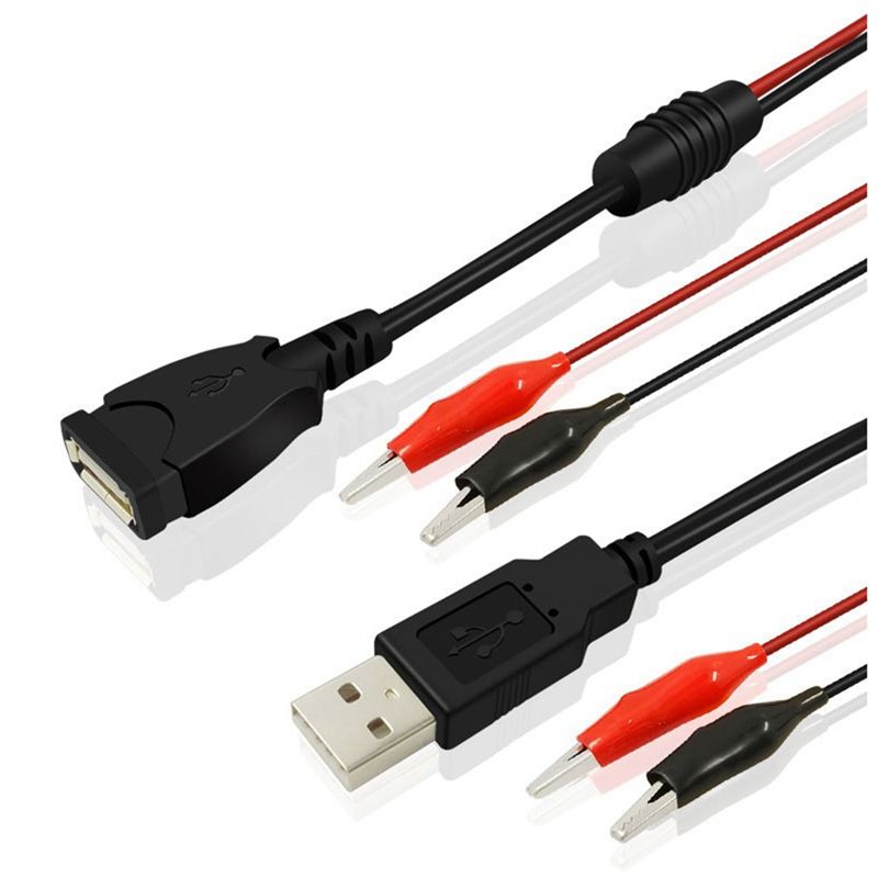 Usb Ammeter Tester - A01E-2 Peças Cabo USB com Garras