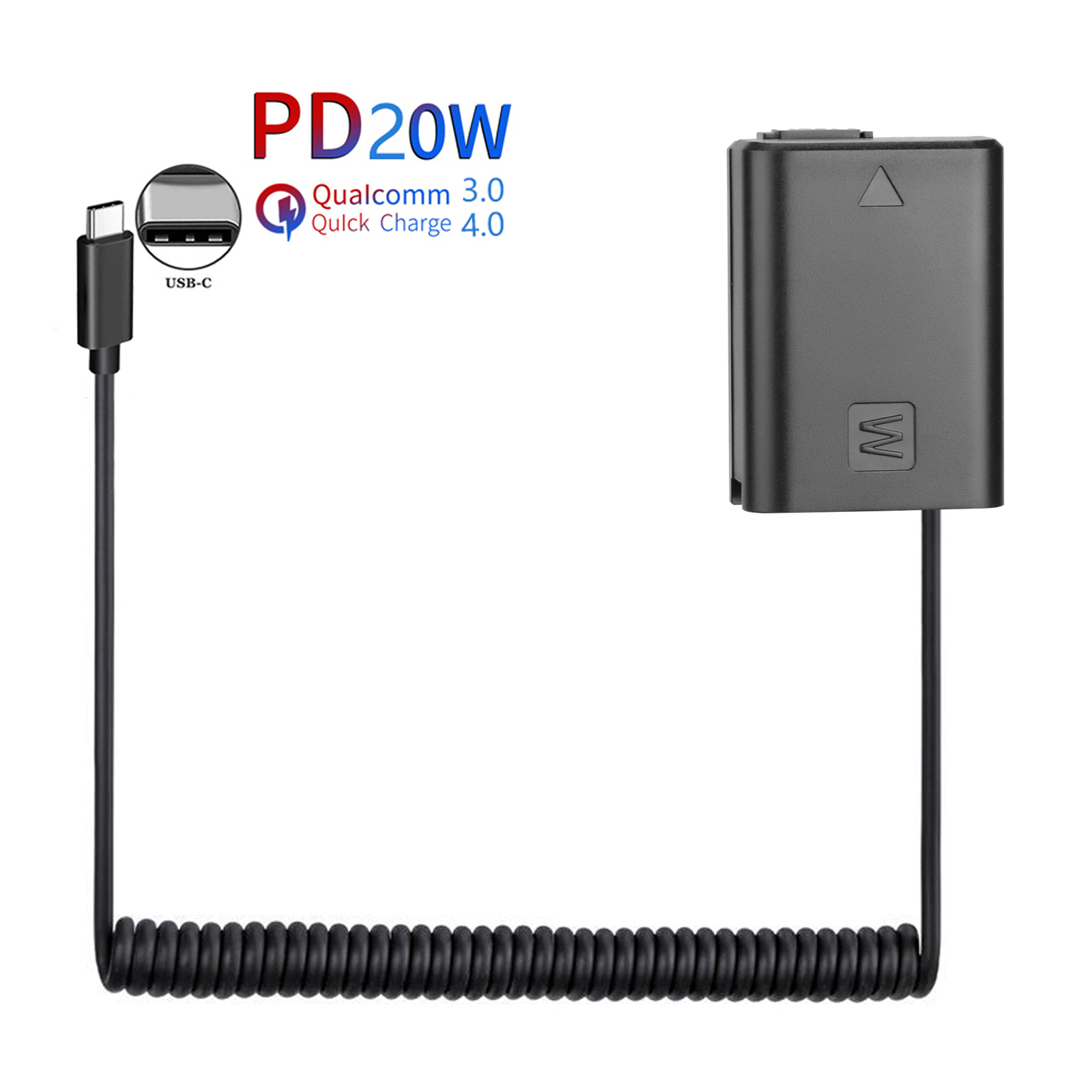 Sony Camera Zv-E10 - Adaptador de alimentação de bateria manequim