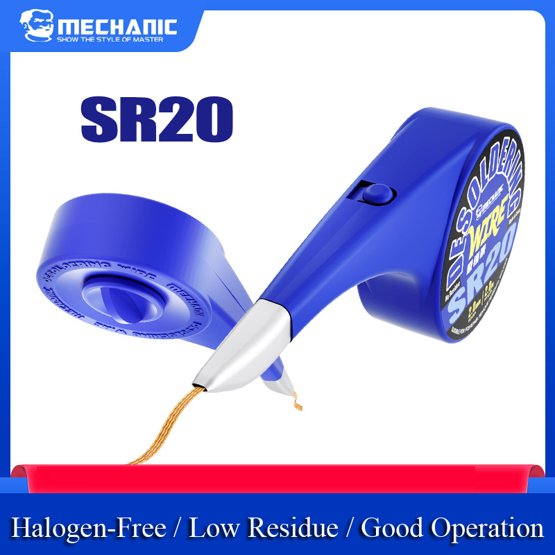 Solder Wick Braid - Mecânico sr20 fio de desoldagem 1.0/1.5/2.0/2.5/3.0/3.5mm