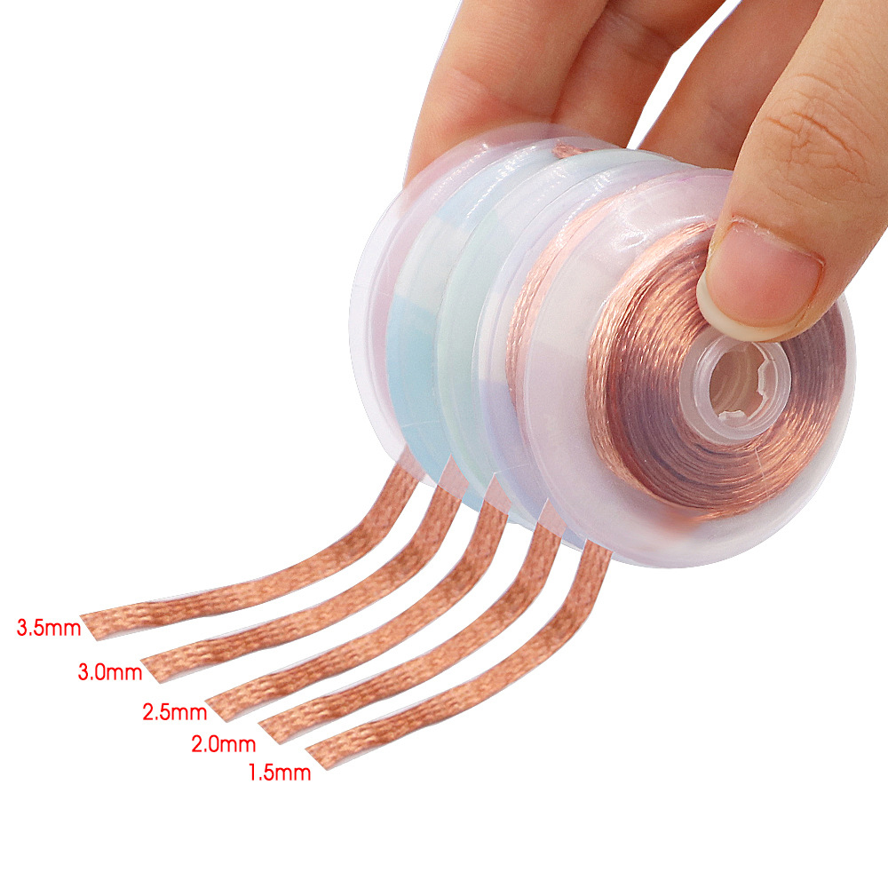 Solder Wick Braid - 1.5mm 2mm 2.5mm 3mm 3.5mm largura