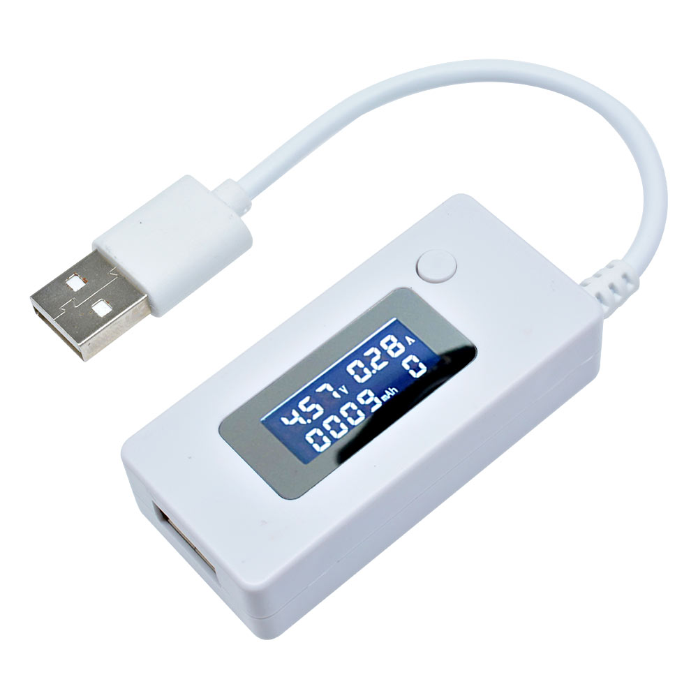 Usb Ammeter Tester - Lcd micro usb carregador capacidade da