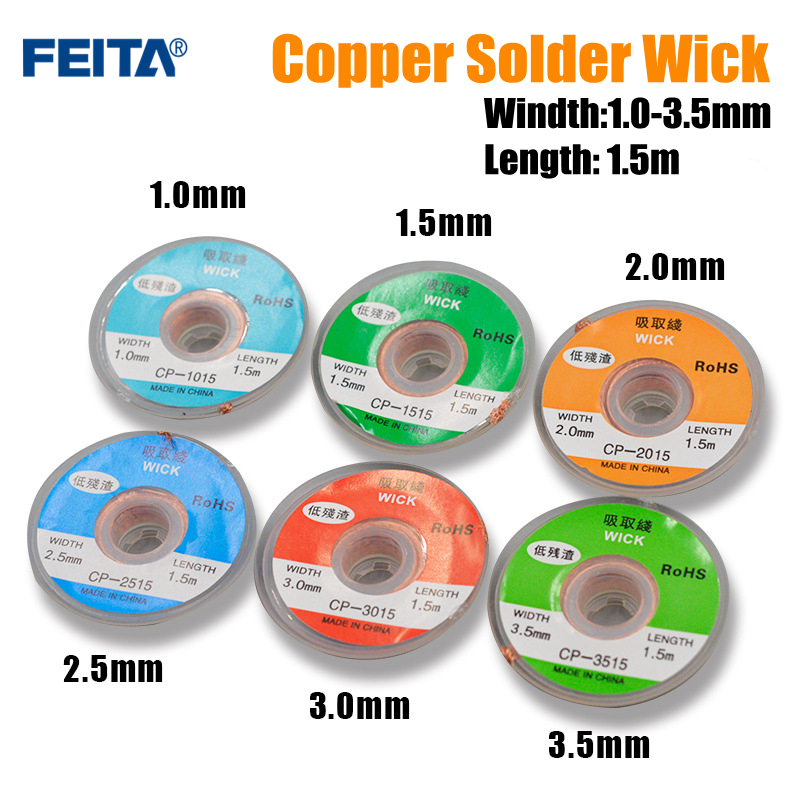 Desoldering trança malha remov - Solder Wick Braid avaliação e preço