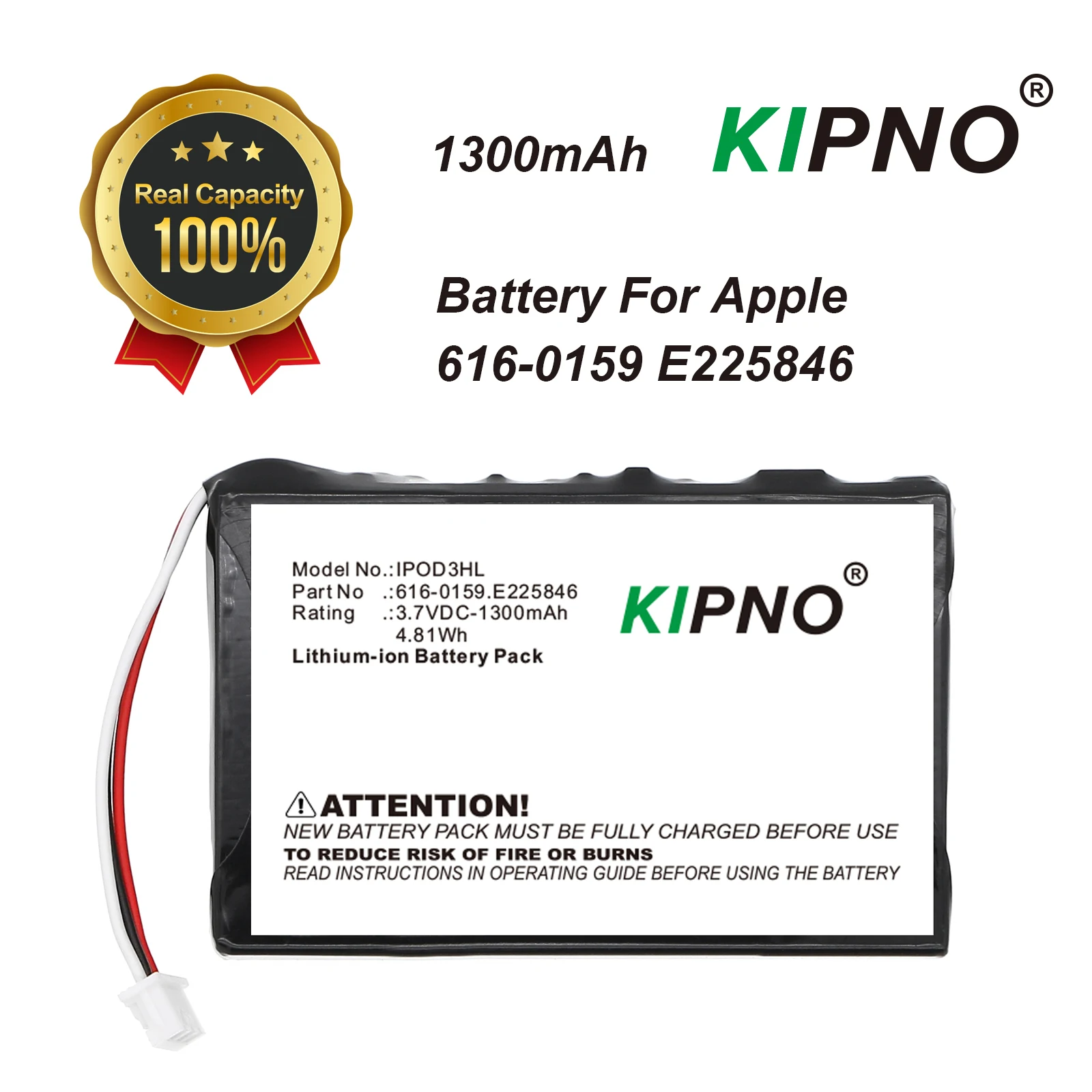 Bateria kipno para ipod 3 3g 3 - Phone Battery Replacement avaliação e preço