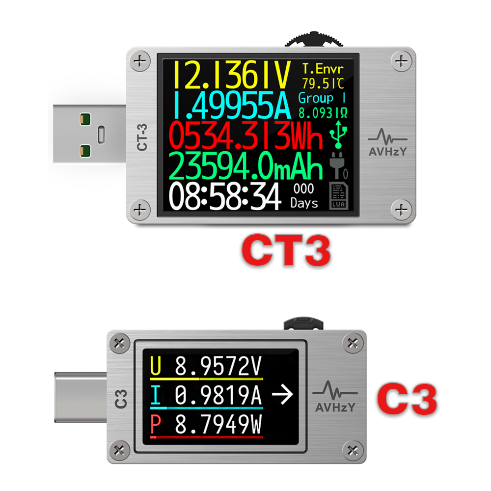AVHzY USB 3.1 Medidor de energ - Usb Ammeter Tester avaliação e preço