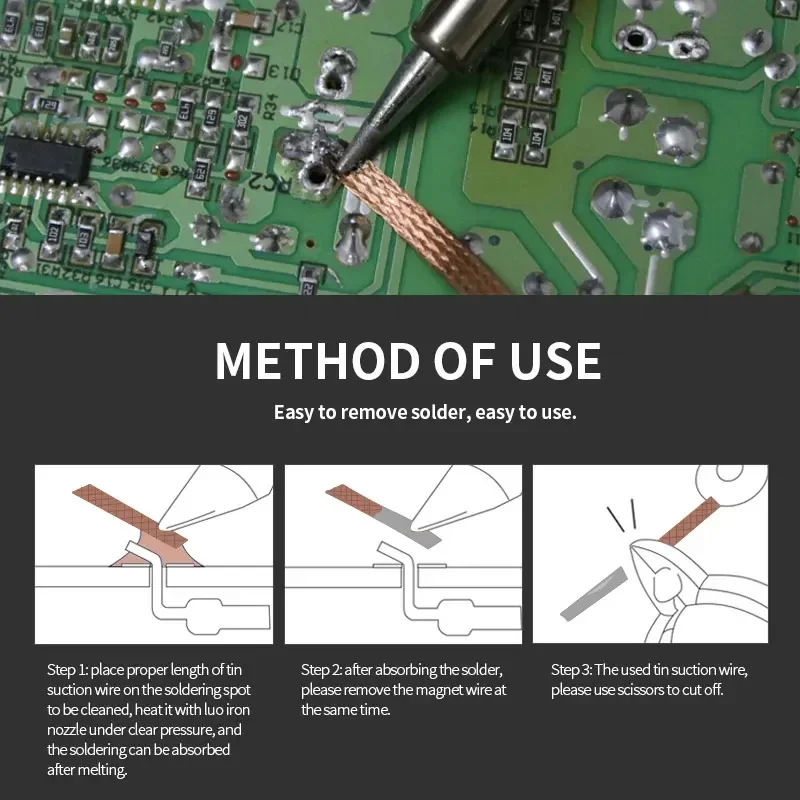 Fio de Solda com Largura de 1/ - Solder Wick Braid avaliação e preço