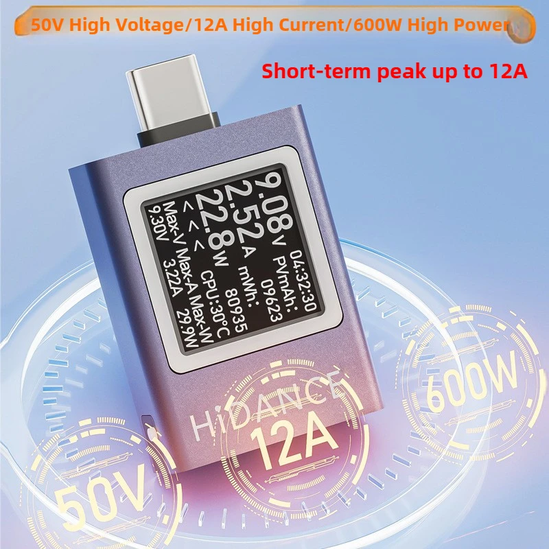 13 em 1 dc 4.5-50v 0-12a multi - Usb Ammeter Tester avaliação e preço