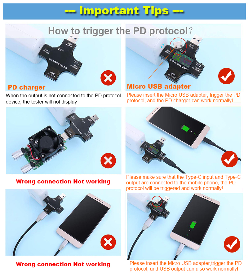 8.0a usb testador dc tipo-c pd - Usb Ammeter Tester avaliação e preço