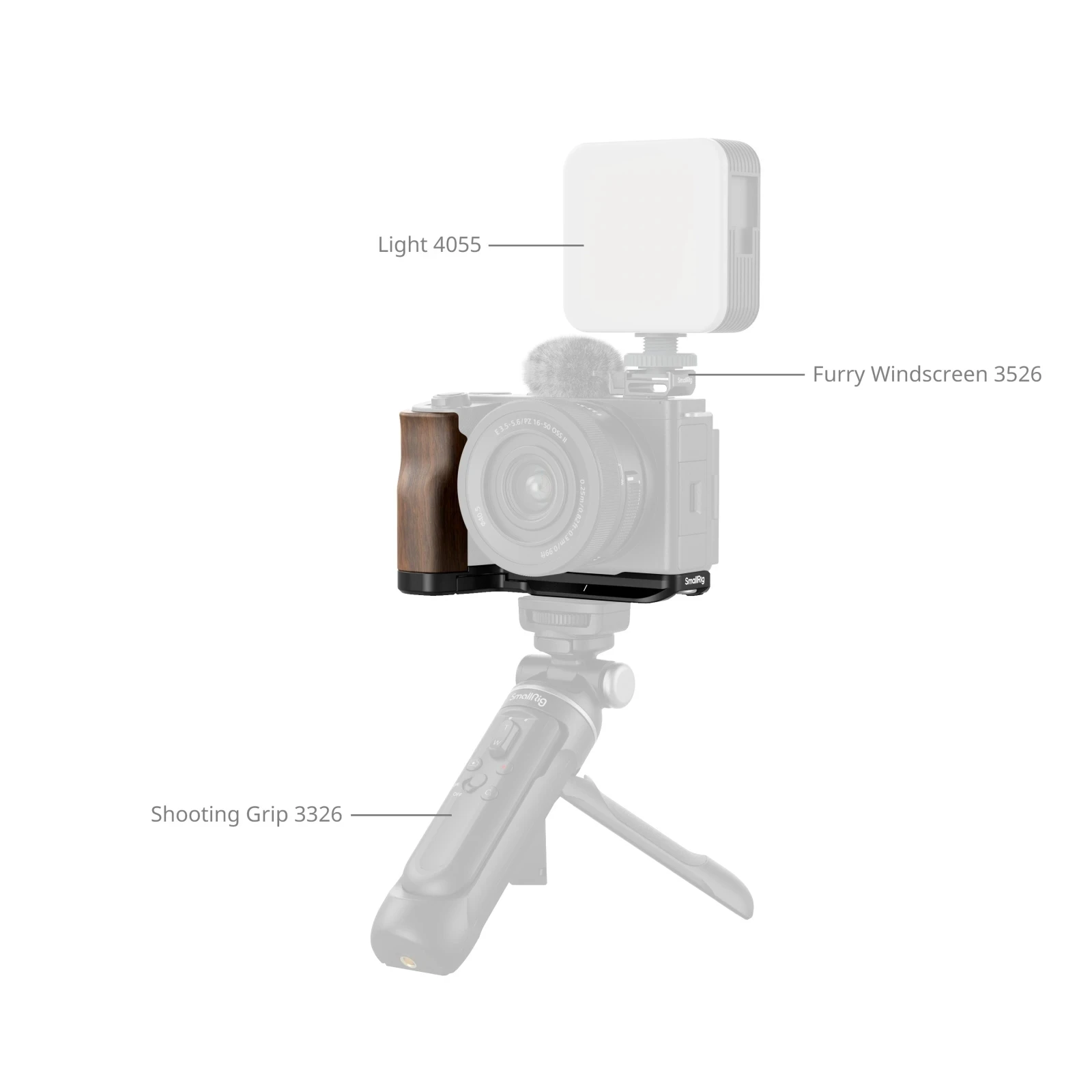Smallrig HawkLock Kit de gaiol - Sony Camera Zv-E10 avaliação e preço