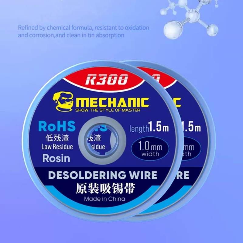 Mechanic r300 desoldering malh - Solder Wick Braid avaliação e preço