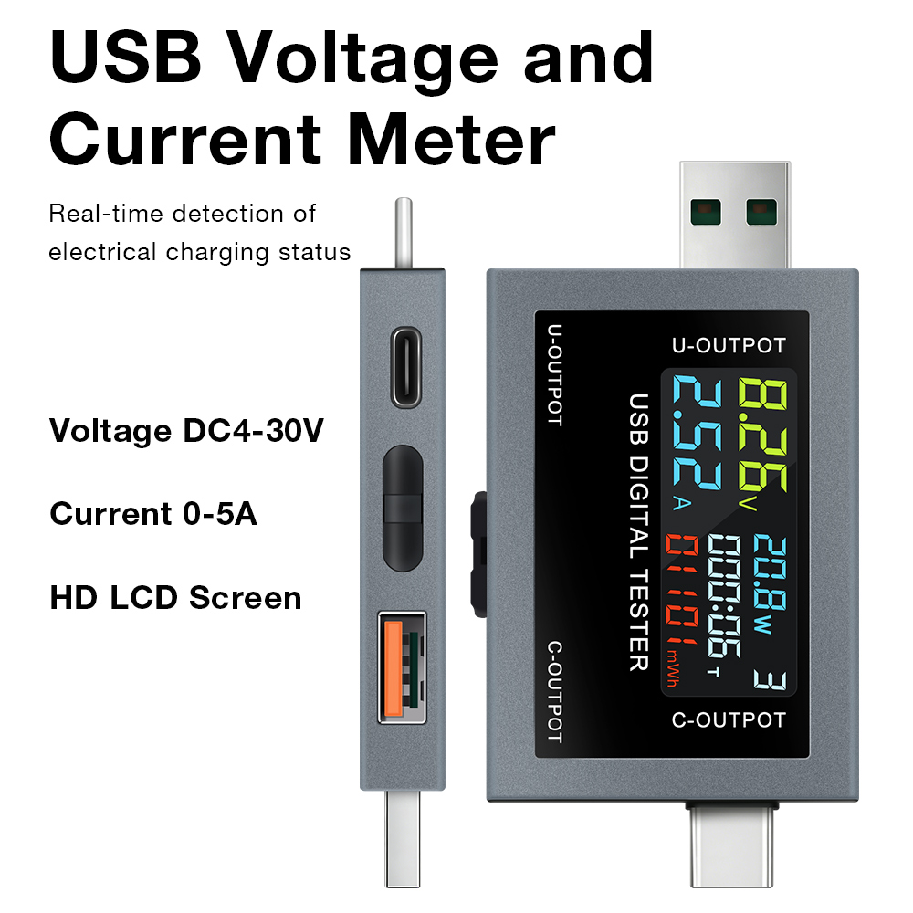 Testador de Carga USB Tipo-C D - Usb Ammeter Tester avaliação e preço