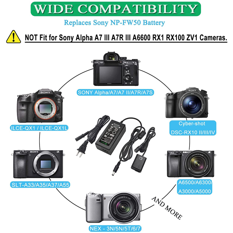 Kit adaptador de bateria fictí - Sony Camera Zv-E10 avaliação e preço