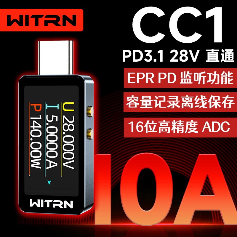 WITRN CC1 Testador de Tensão e - Usb Ammeter Tester avaliação e preço