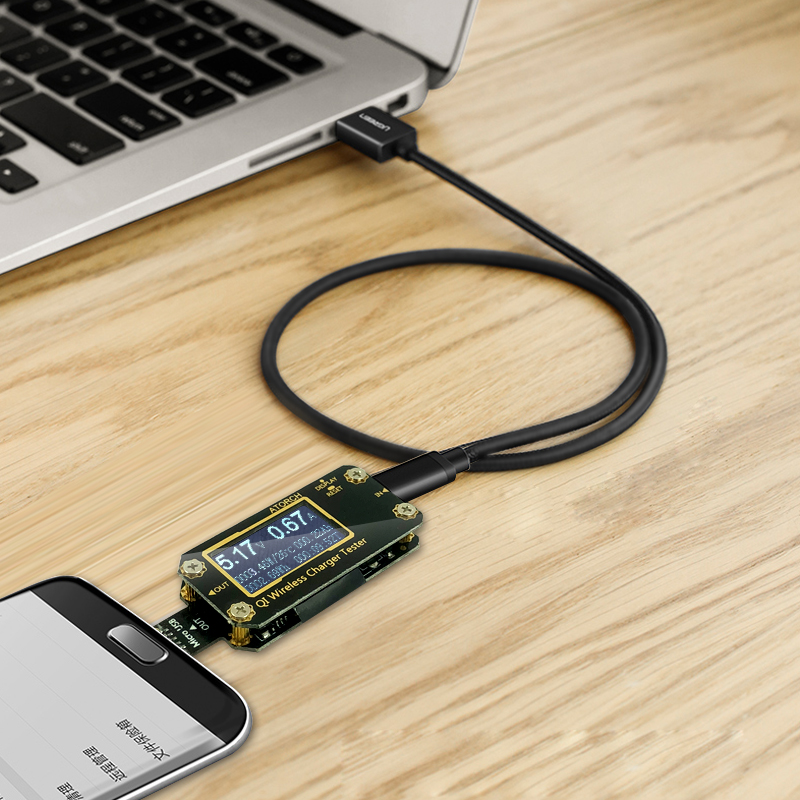 QI Carregador Sem Fio Voltímet - Usb Ammeter Tester avaliação e preço