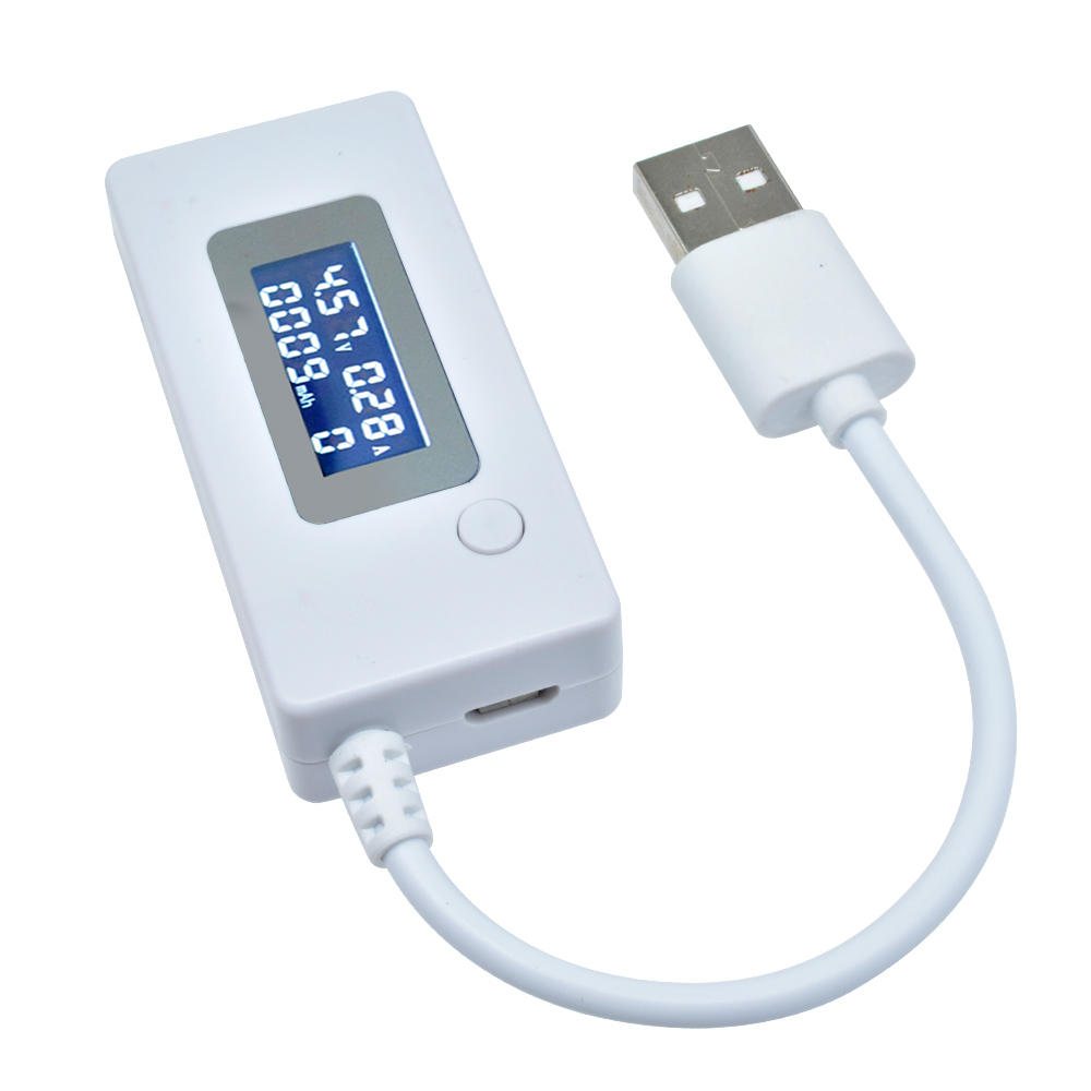 Lcd micro usb carregador capac - Usb Ammeter Tester avaliação e preço