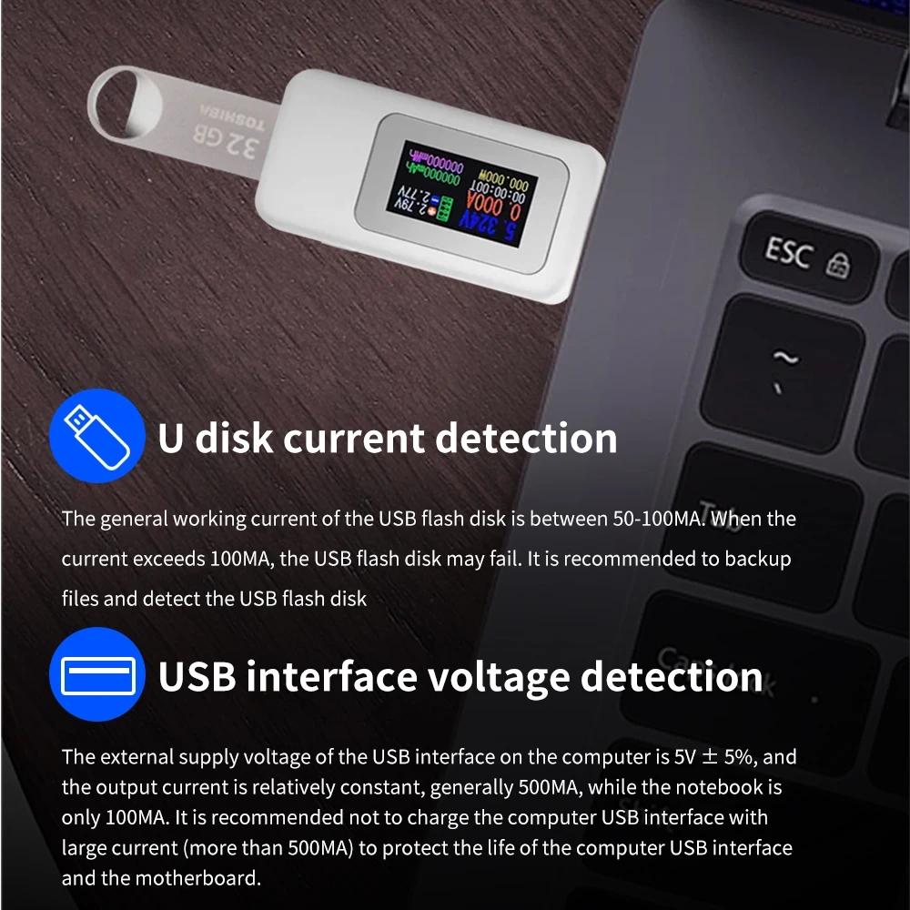 10 em 1 testador usb dc voltím - Usb Ammeter Tester avaliação e preço