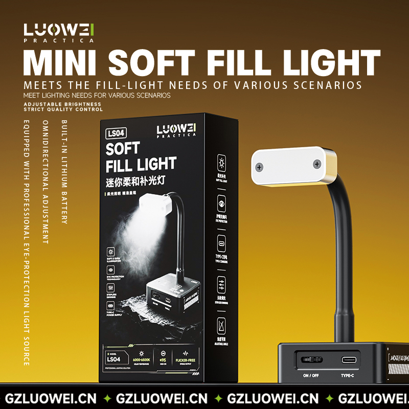 LUOWEI LS04 Mini Luminária de  - Electronics Repair Workbench avaliação e preço